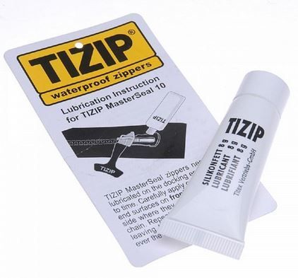 Set Tizip en O-ring met klem