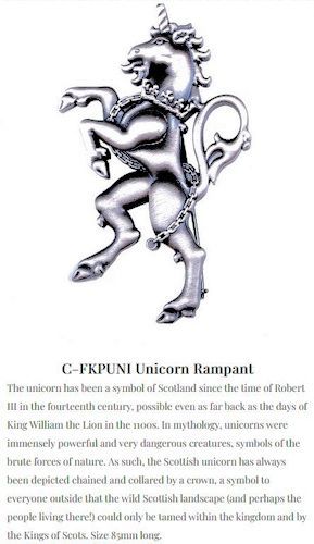 Kiltpin, Unicorn Rampant