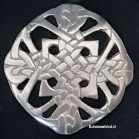 Broach, Pewter Mill, Knot, 5 cm