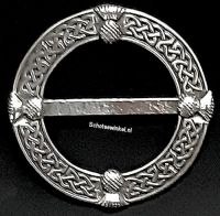 Scarf Ring, (M) Celtic Thistle, 6 cm