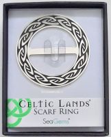 Scarf Ring, Sea Gems, 6 cm